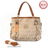 michael kors pebbled groot khaki schoudertas Outlet Almere 987pm772